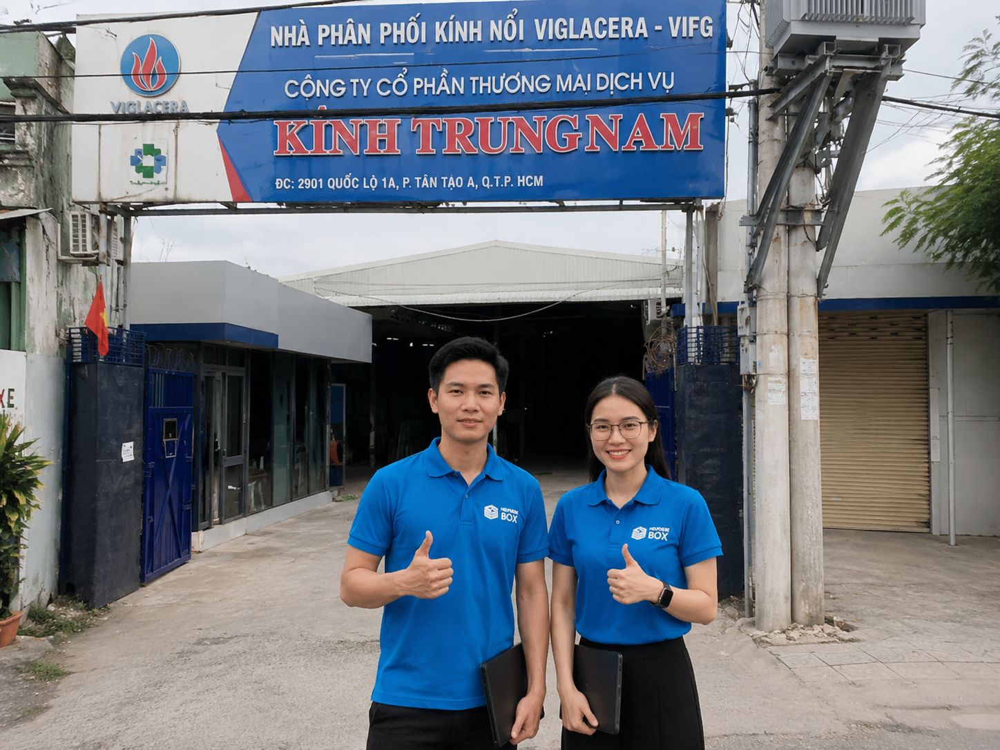 TRIỂN KHAI HỆ THỐNG MẠNG, WIFI VÀ CAMERA TỔNG THỂ TẠI VĂN PHÒNG KINH DOANH TRUNG VIỆT GLASS