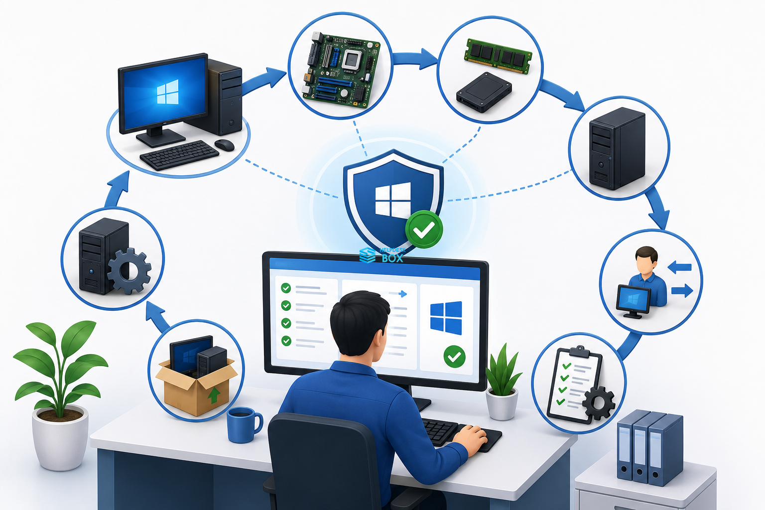 Quản Trị Bản Quyền Windows Phải Đi Cùng Quản Trị Phần Cứng